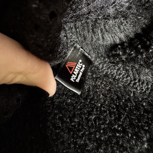 Patagonia Retool Snap-T Pullover Black Size Medium Womens Polartec Fleece - Picture 5 of 7